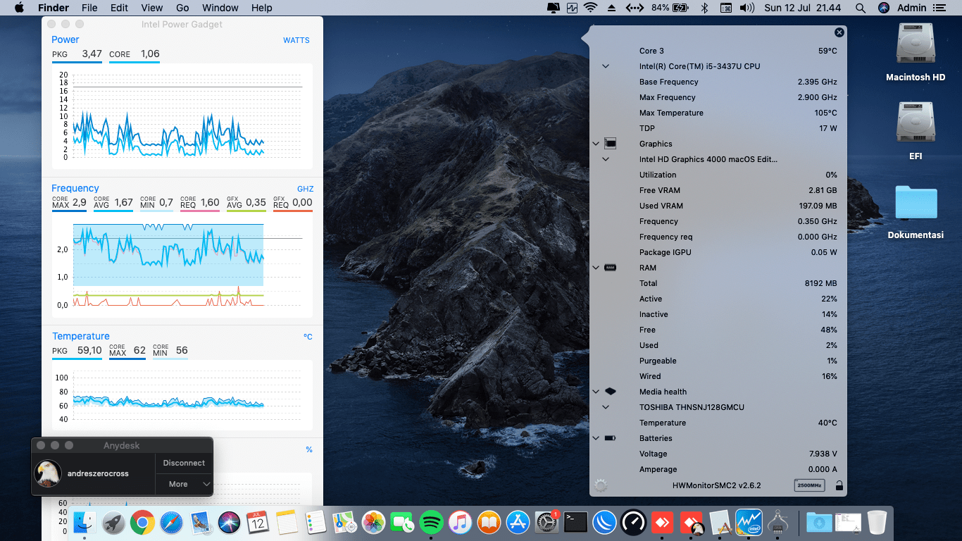 Panasonic Toughbook CF AX2 [IvyBridge   Intel HD 4000] 3